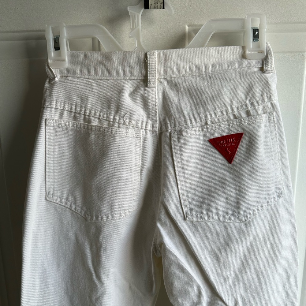 Vintage Prezzia White High Waisted Jeans Ankle Zipper Womens 24 00 - Picture 11 of 11